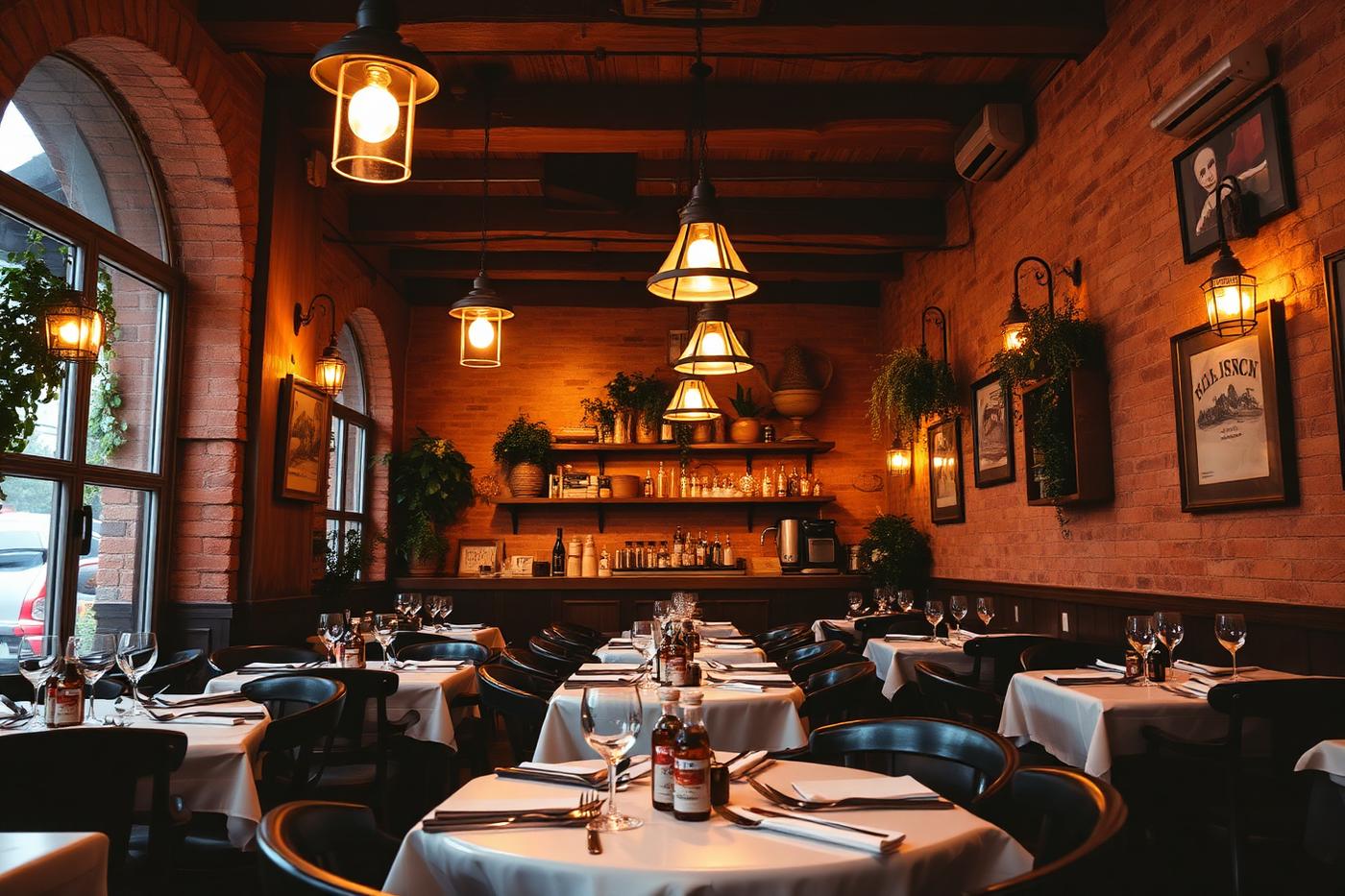 Conceptwebsite Bella Napoli: warm Italiaans restaurantinterieur